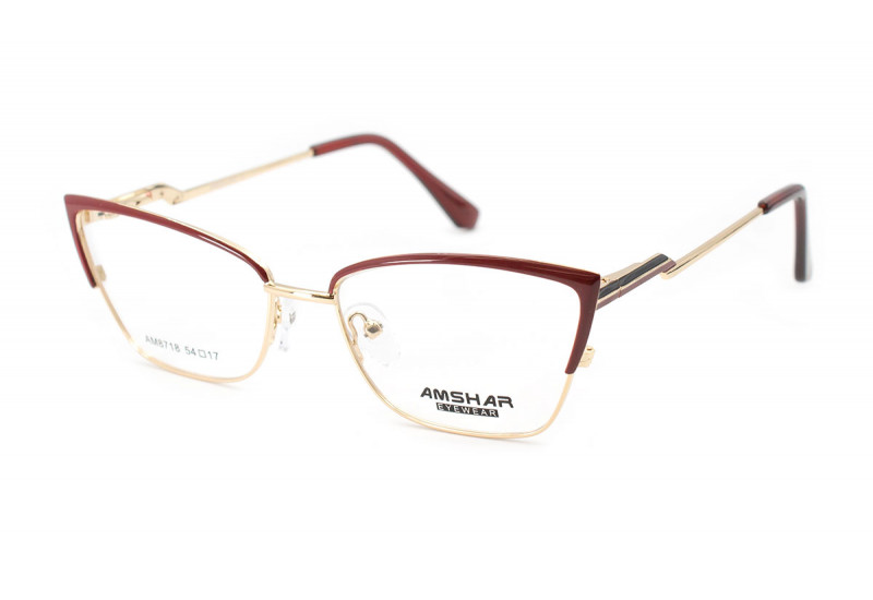 Стильні жіночі окуляри для зору Amshar 8718